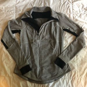 Lululemon Herringbone Quarter Zip